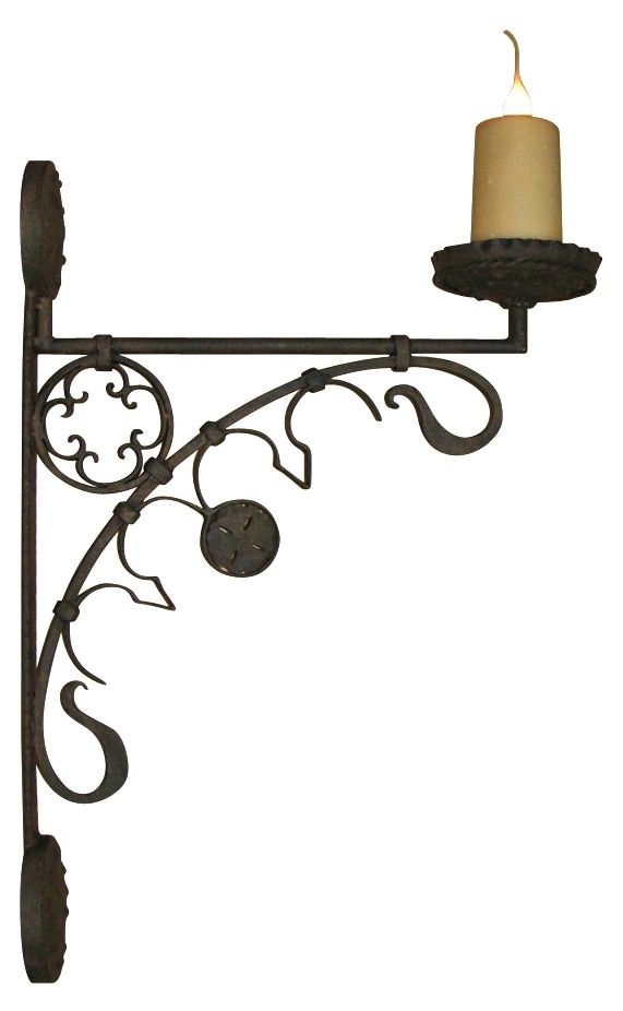 Laura Lee Medieval 29" High Wall Sconce