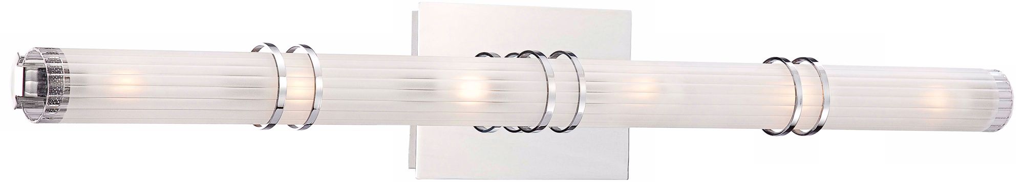 George Kovacs Rings Collection 31 1/4 " Wide Bath Wall Light