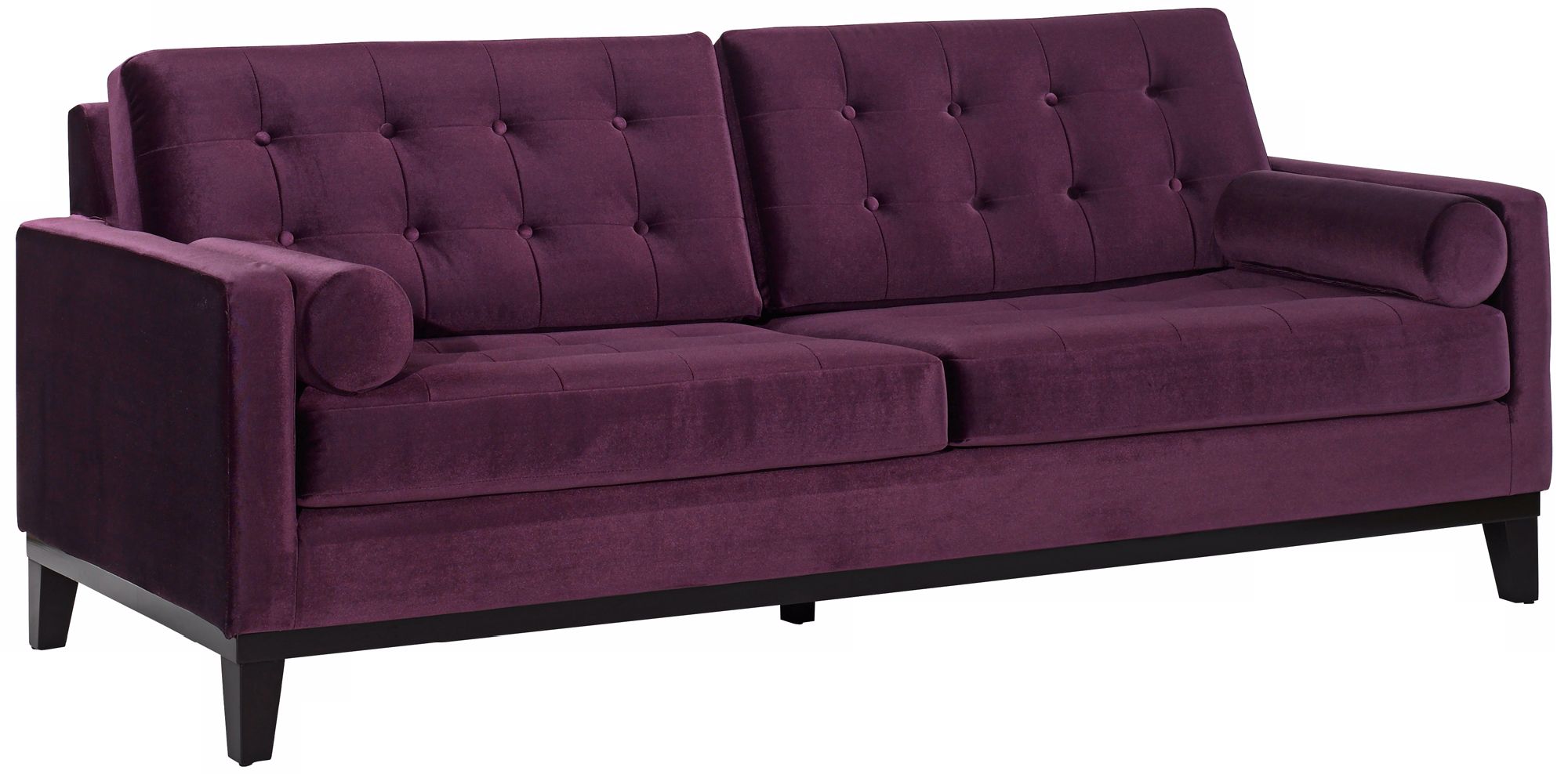 Centennial Eggplant Velvet Sofa
