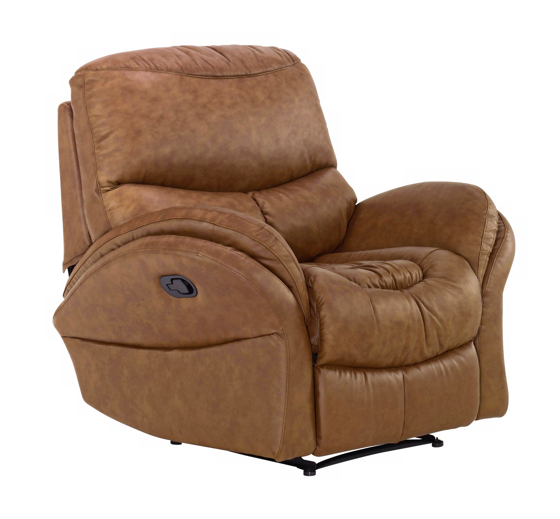 Idaho Whiskey Leather Match Recliner Chair