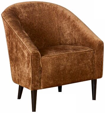 Orion Rust Chenille Club Chair