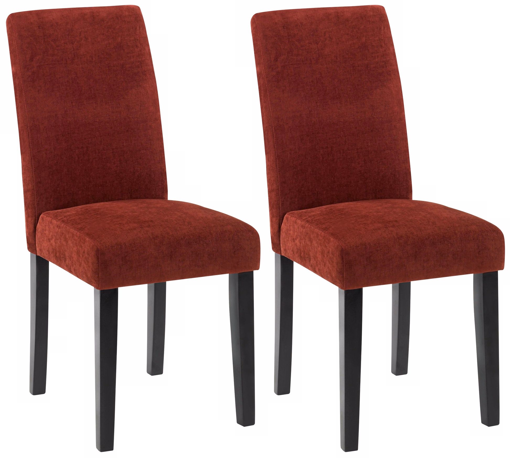 Set of Two Versa Dining Chairs-Pimento