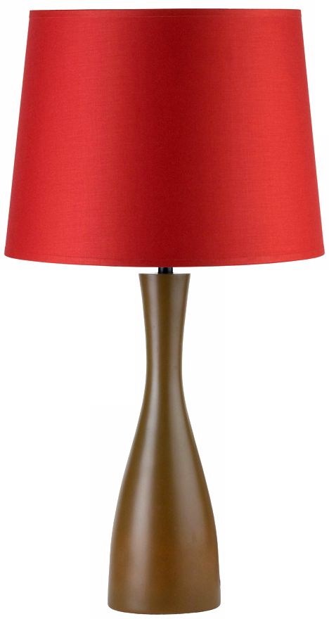 Lights Up! Burnish Chintz Shade Olive Oscar Table Lamp