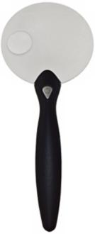 Rimless Black LED Magnifier T4022