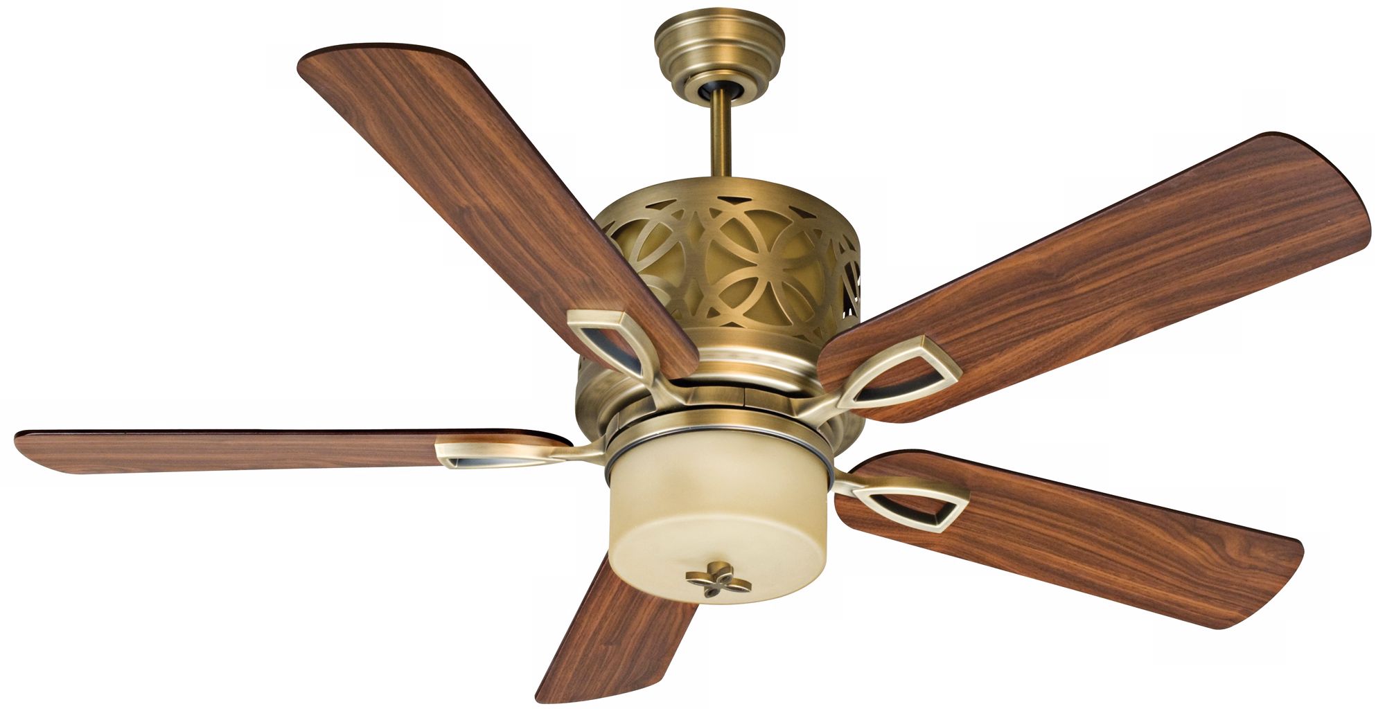 52" Craftmade Pierce Heirloom Brass Ceiling Fan