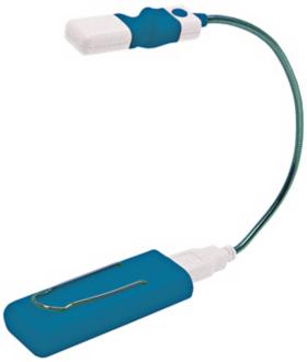 High Output LED Twist Computer Book Light T4058