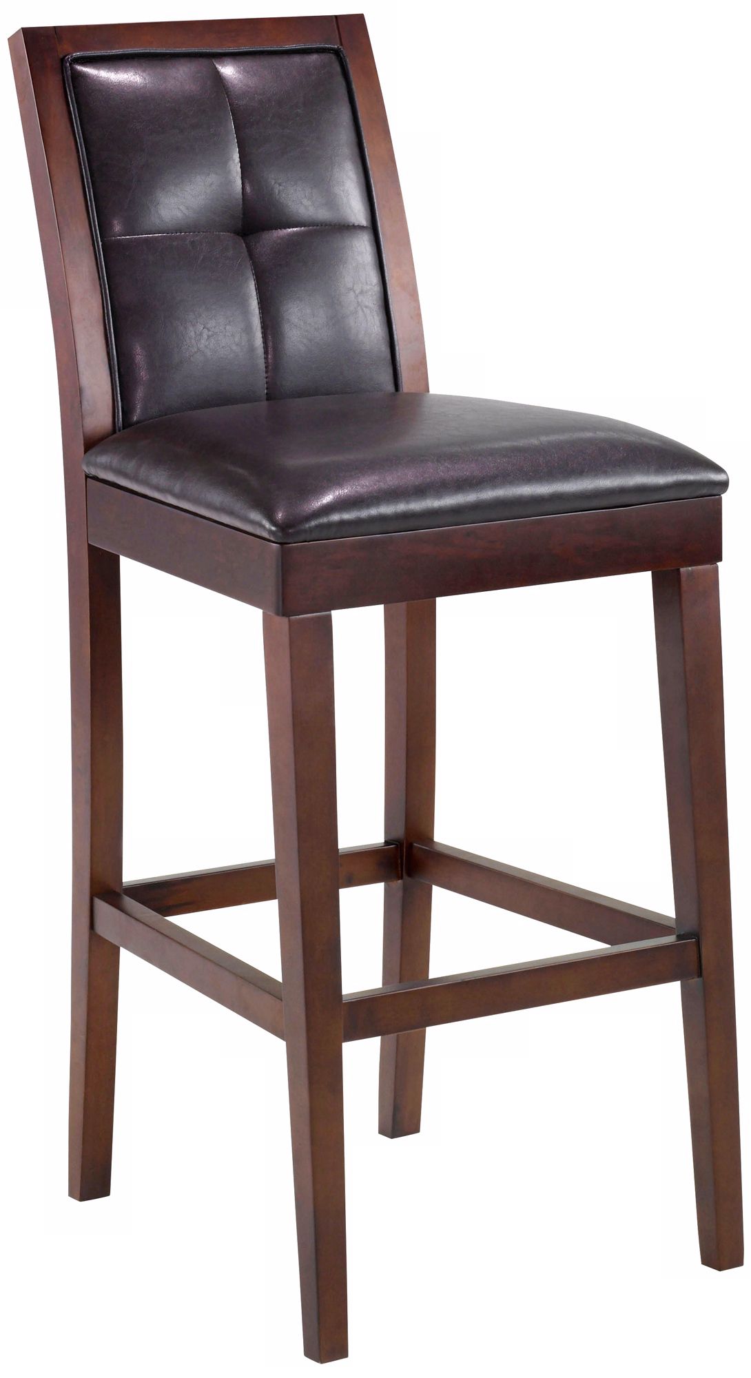 Verona Stationary Wood 30" High Bar Stool