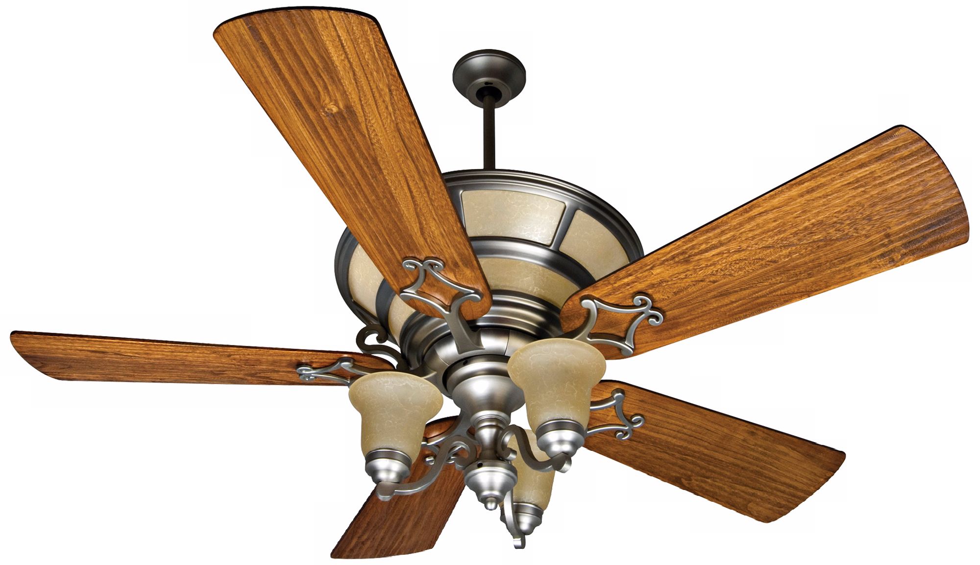 54" Craftmade Hathaway Brushed Nickel Ceiling Fan.