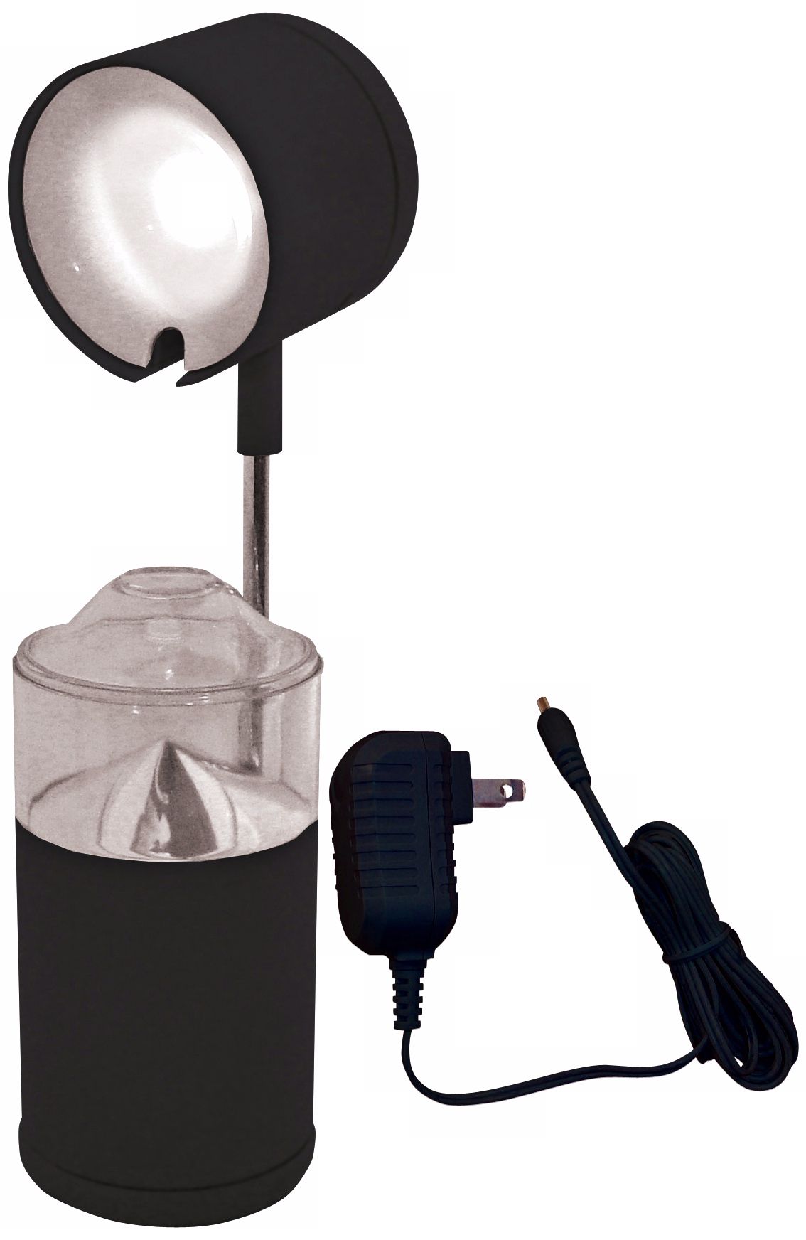 Black Battery Operated or AC LED Desk Task Light