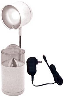 White Battery Operated or AC LED Desk Task Light T4155