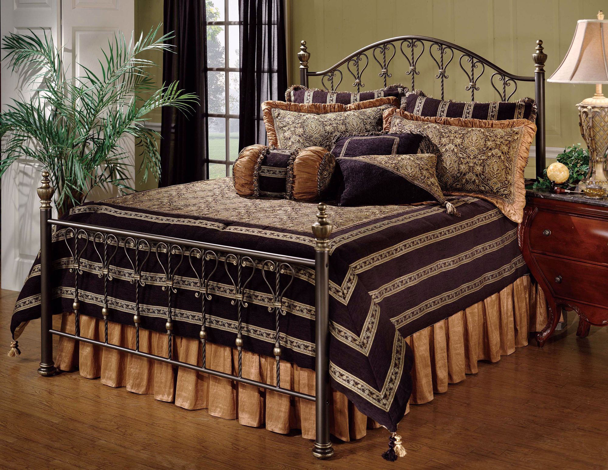 Hillsdale Huntley Dusty Bronze Bed Full T4252