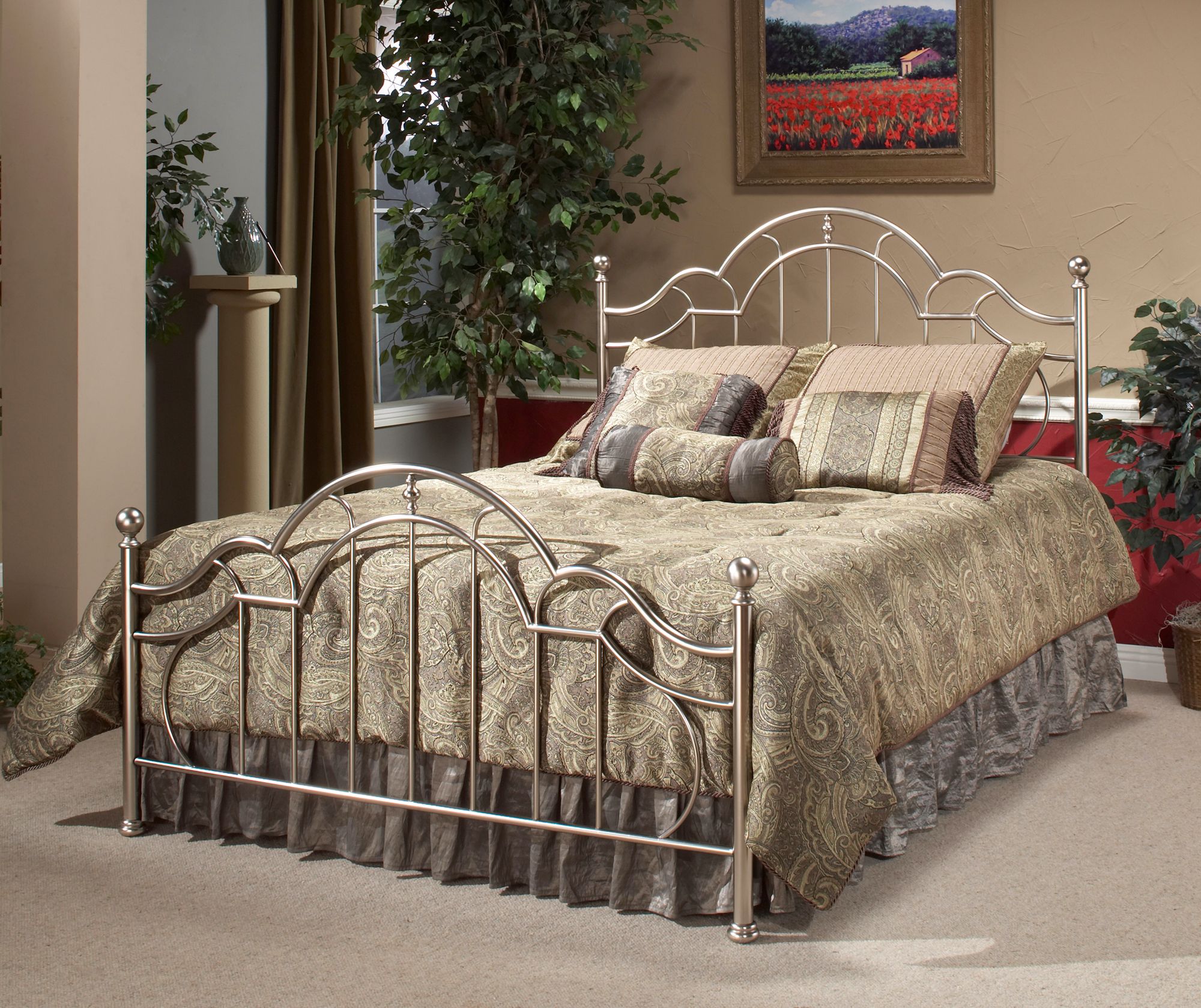 Hillsdale Mableton Antique Pewter Bed