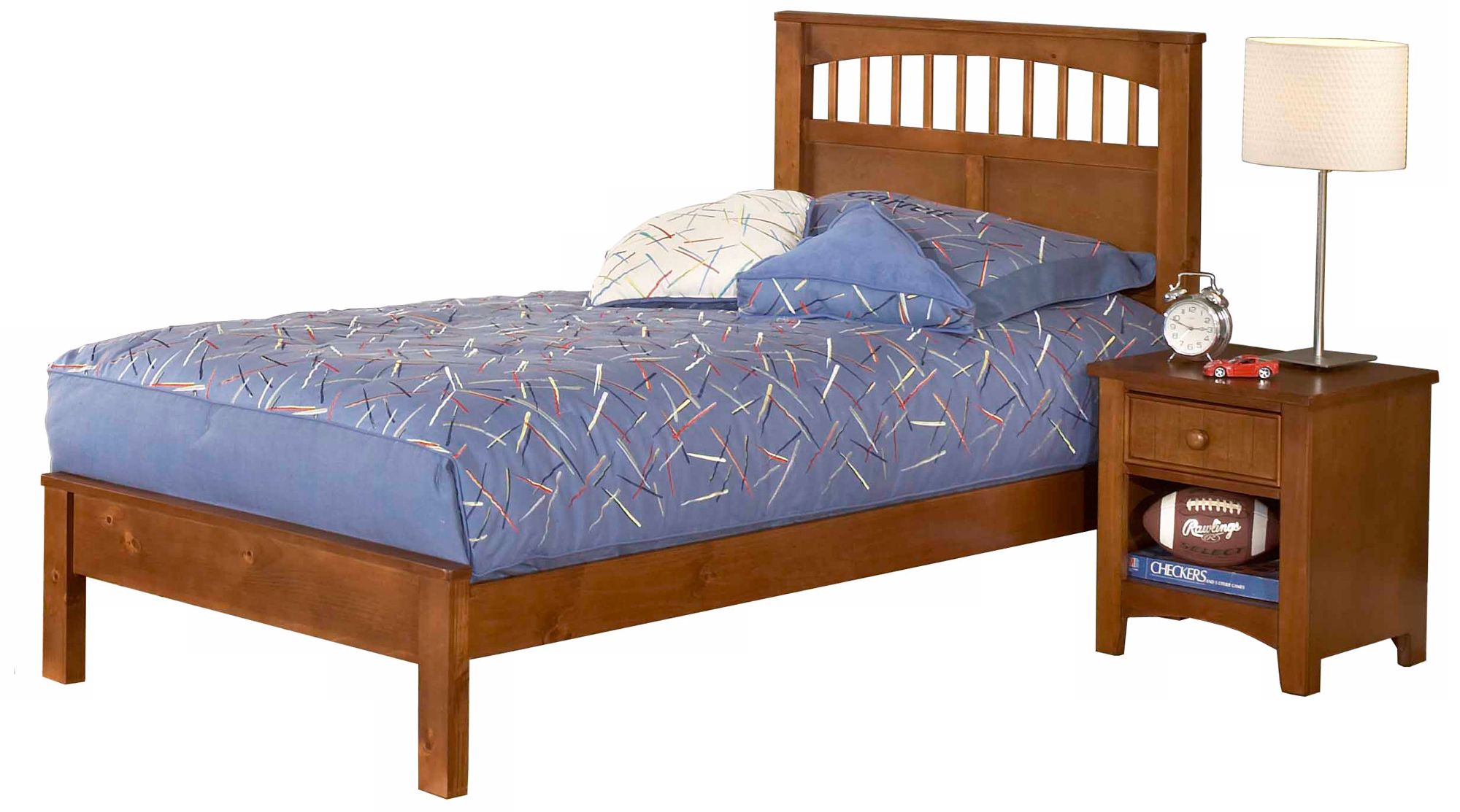 Hillsdale Taylor Falls Pine Wood Bed (Full)