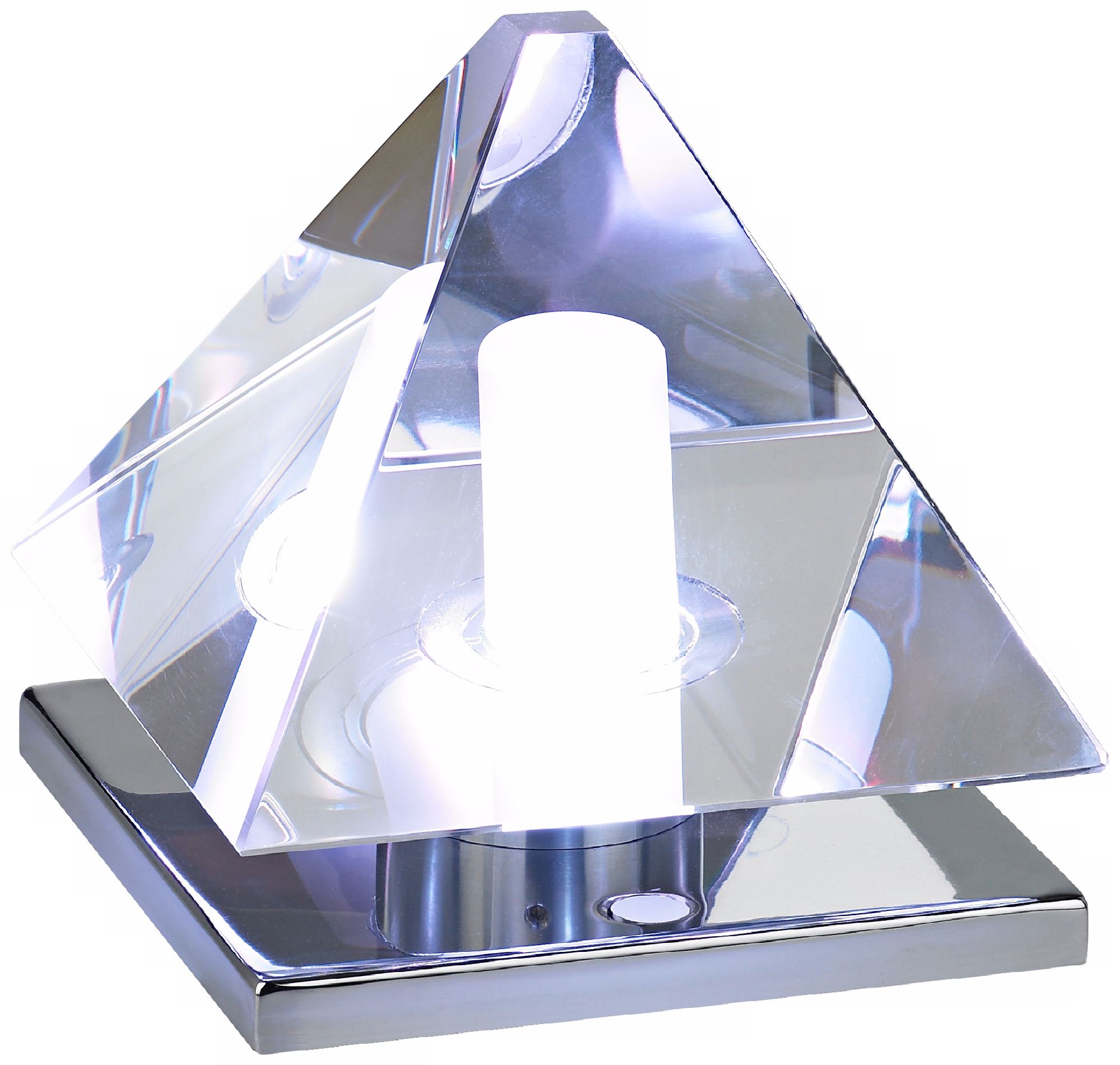 Crystal Pyramid 4-Color LED Accent Light