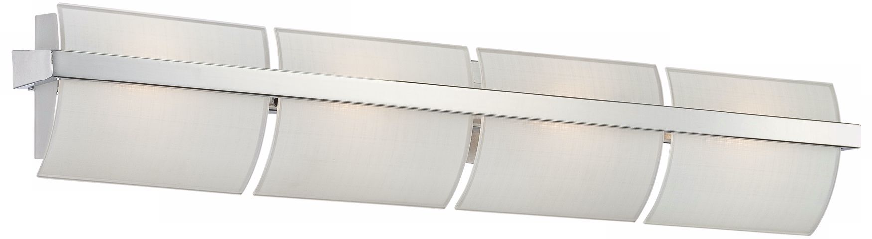 George Kovacs Light Curve 35" Wide Bath Wall Light
