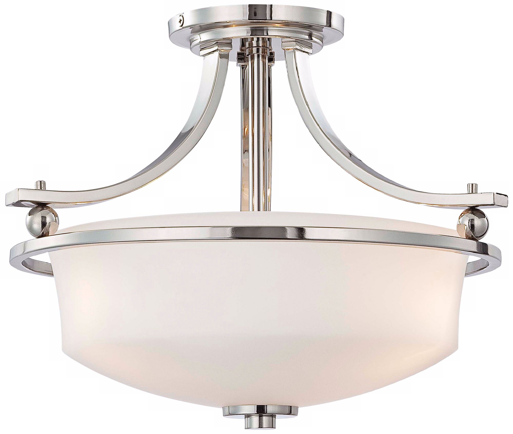 Minka Lavery Ameswood 16" Wide Semi Flush Ceiling Light