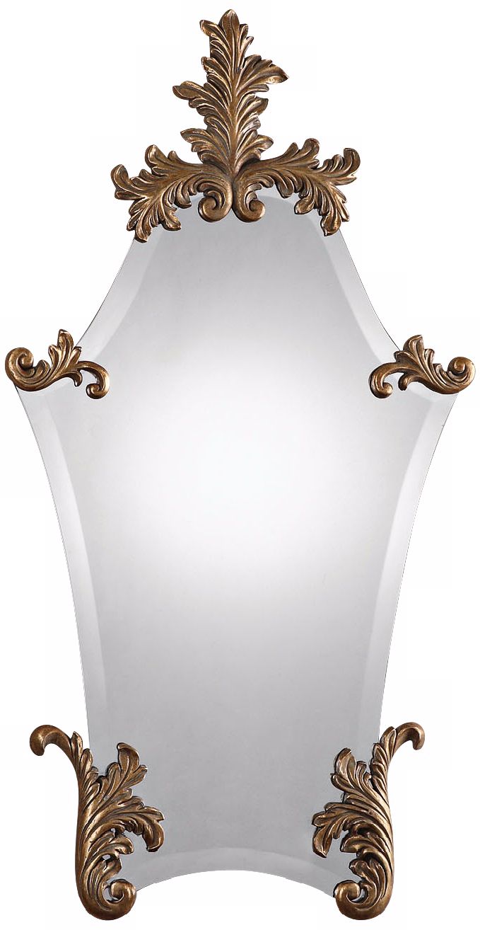 Uttermost Andretta Gold 40 1/4" High Wall Mirror