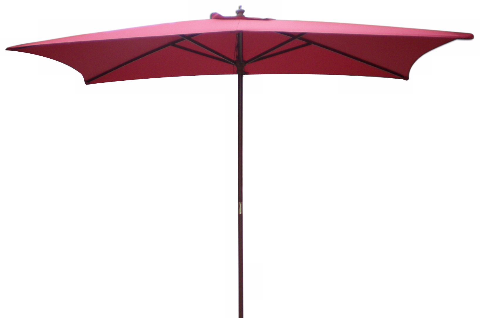 Rectangular Autumn Red Market Table Umbrella