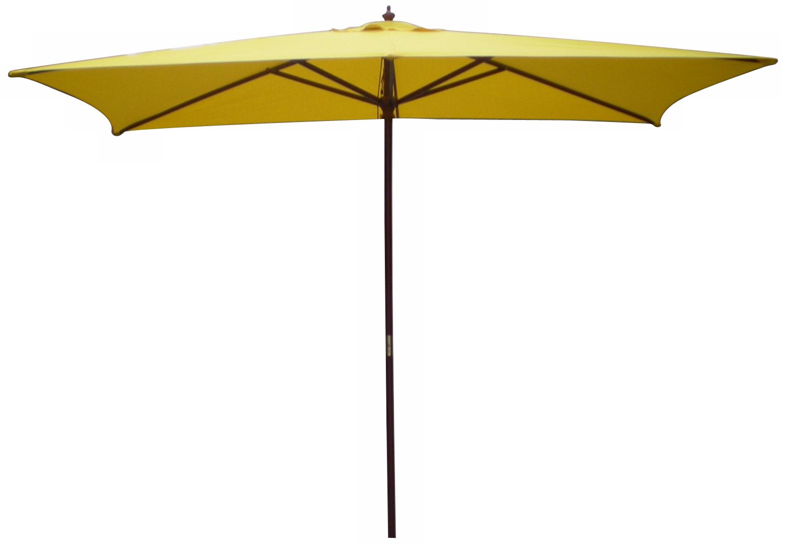 Rectangular Yellow Market Table Umbrella