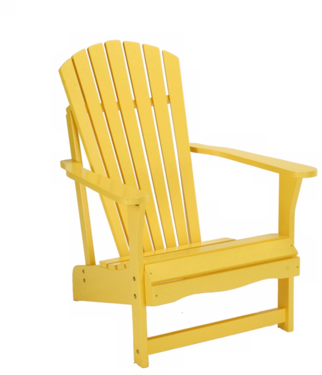 Yellow Poplar Wood Adirondack Chair