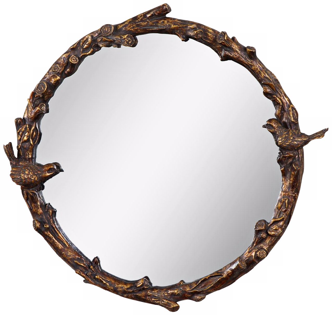 Uttermost Paza 26 1/4" Wide Round Wall Mirror
