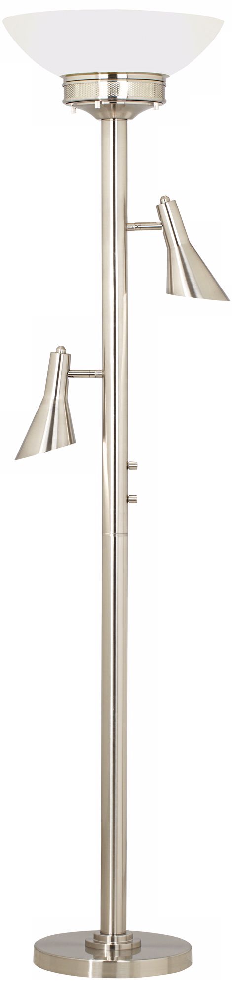 Possini Euro Light Blaster Torchiere Lamp With Side Lights