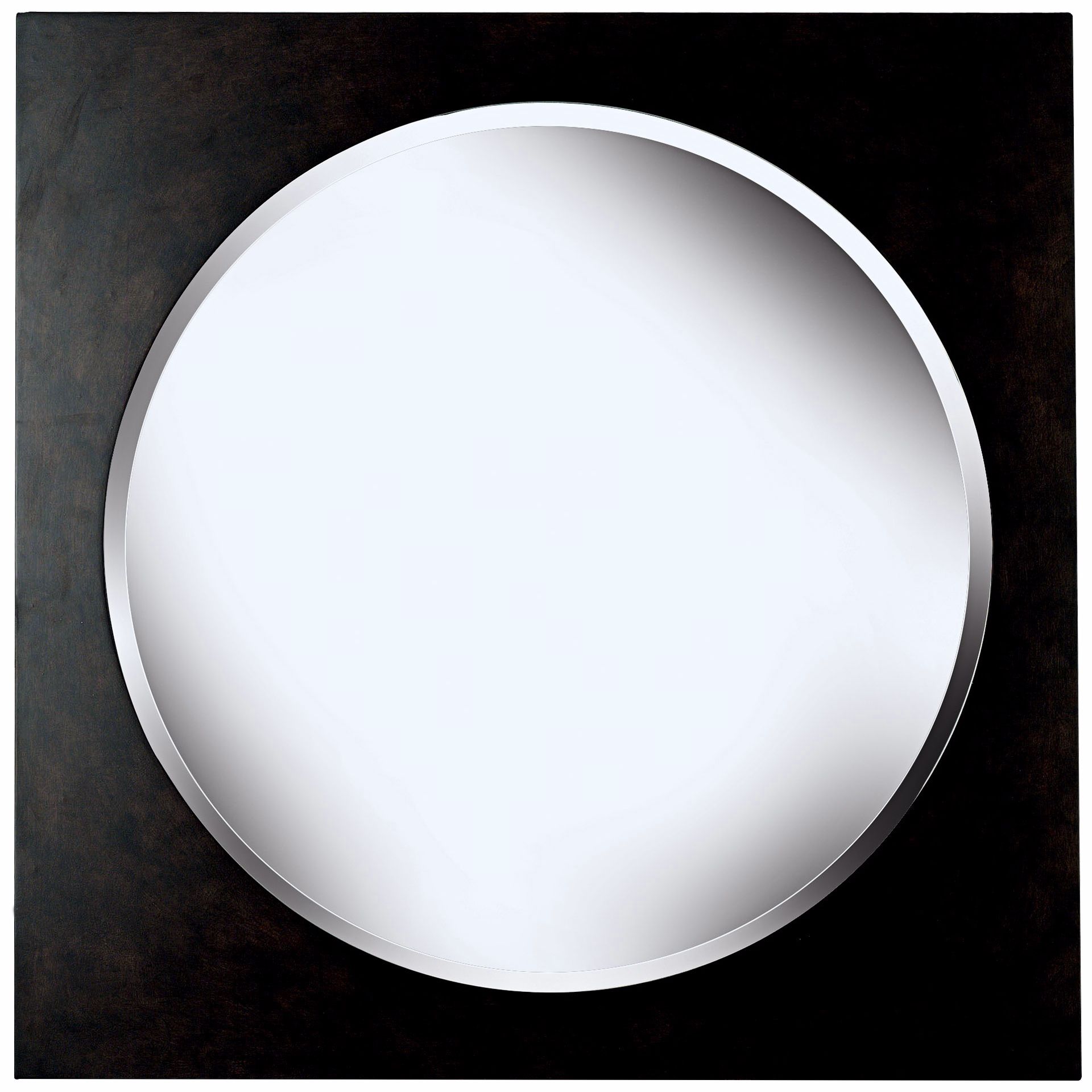 Lunar Harvest Dark Walnut 34" High Wall Mirror