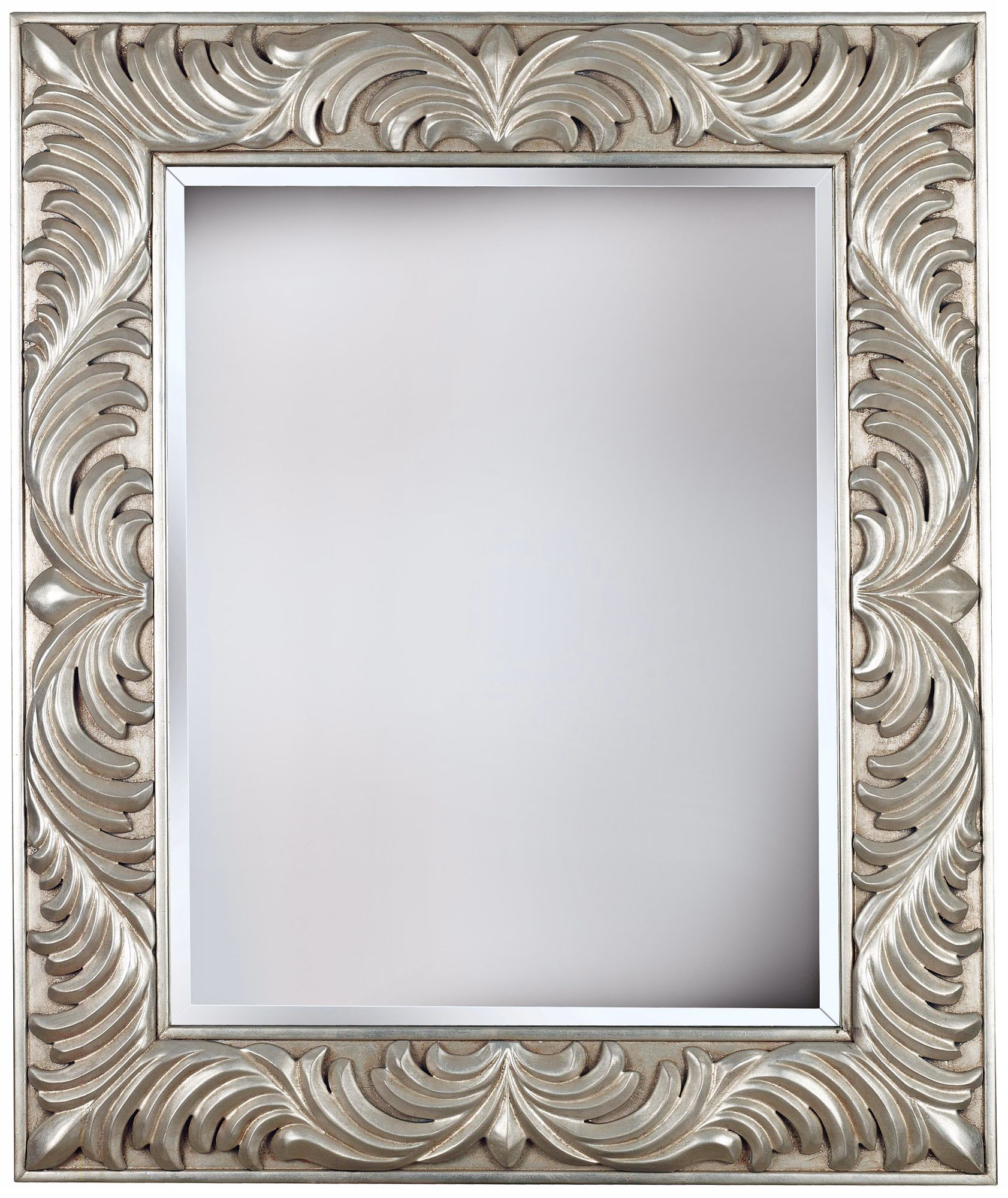Empress Gilded Silver 38" High Wall Mirror