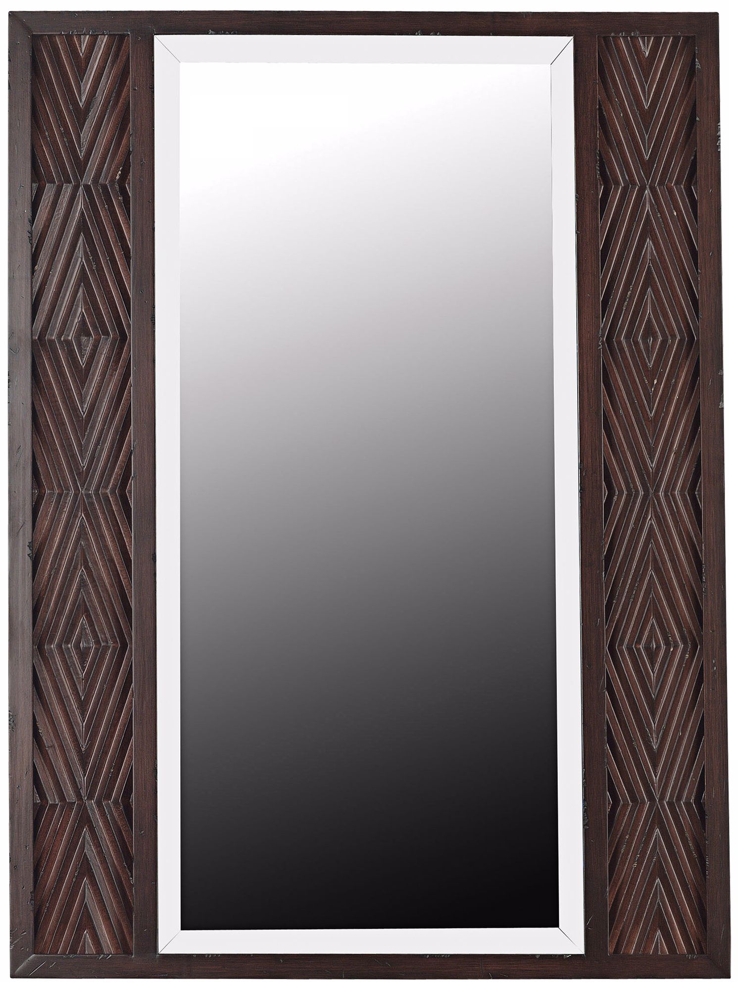 Andalus Mahogany 40" High Wall Mirror