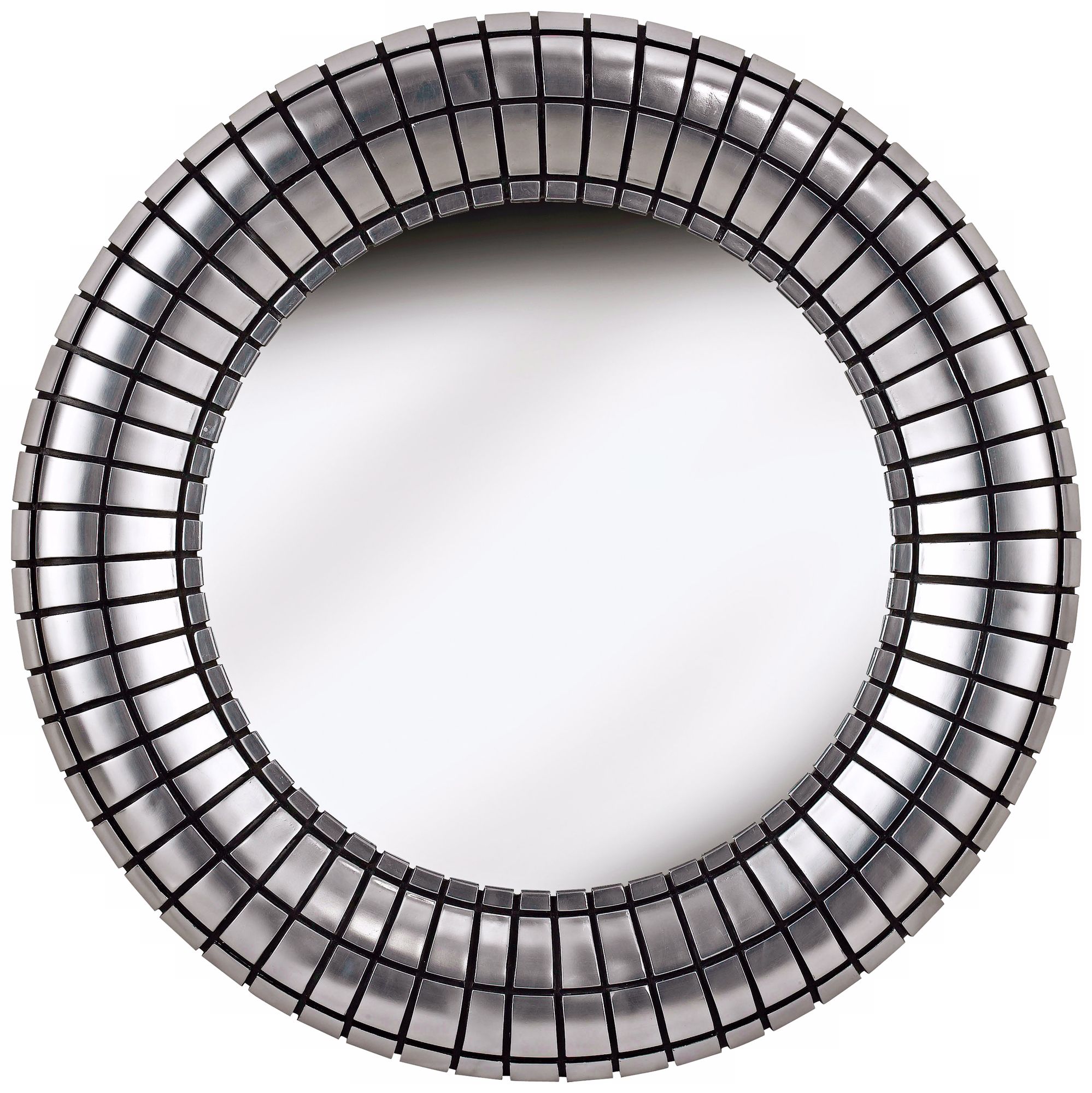 Silver Ice 34" High Wall Mirror