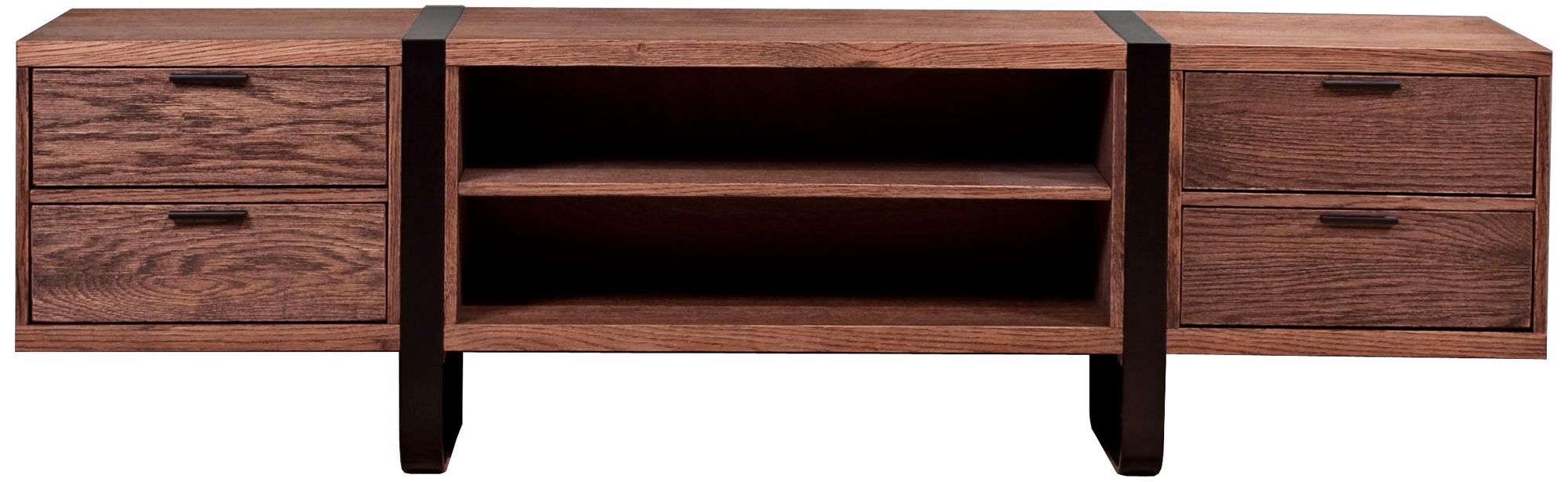 Santa Fe Java Stain Finish 71" Wide Media Cabinet
