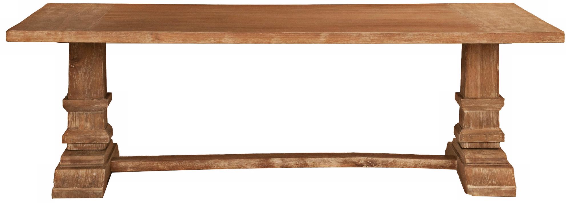 Hudson Stone Wash Finish 55" Wide Coffee Table