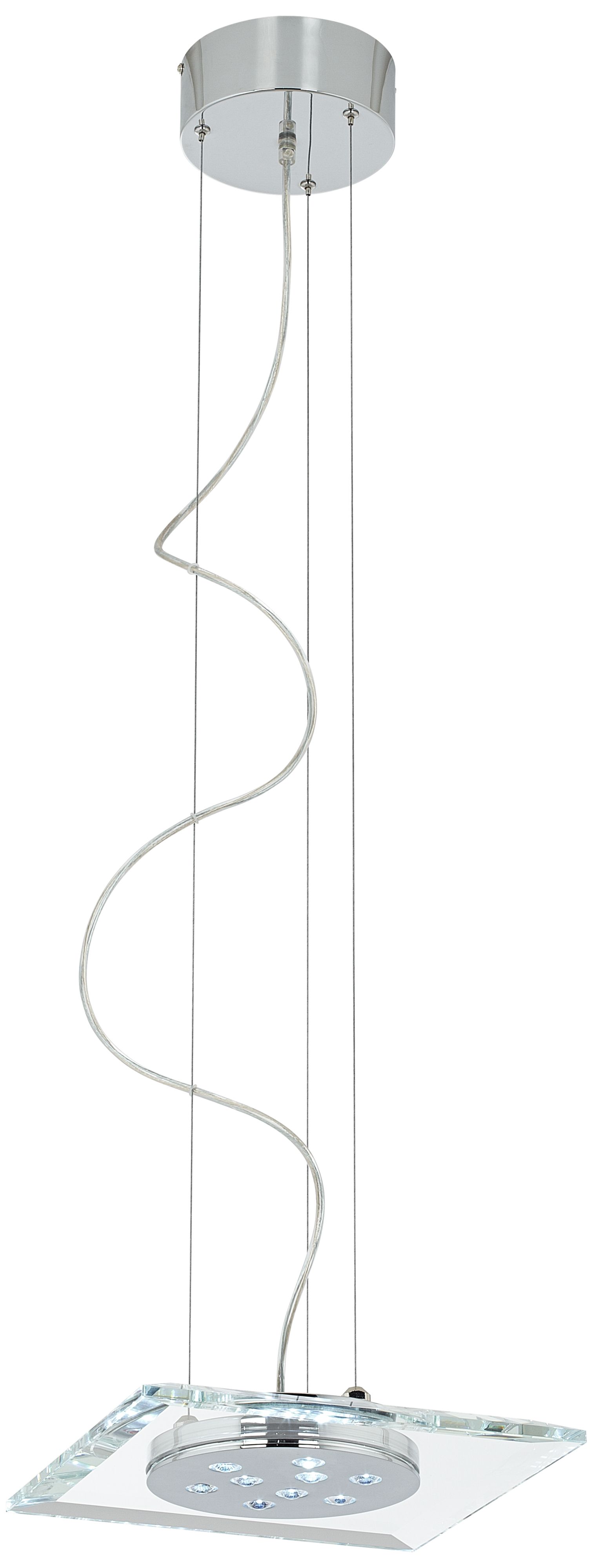 Possini Euro Design LED 11 3/4" Wide Glass Pendant Light