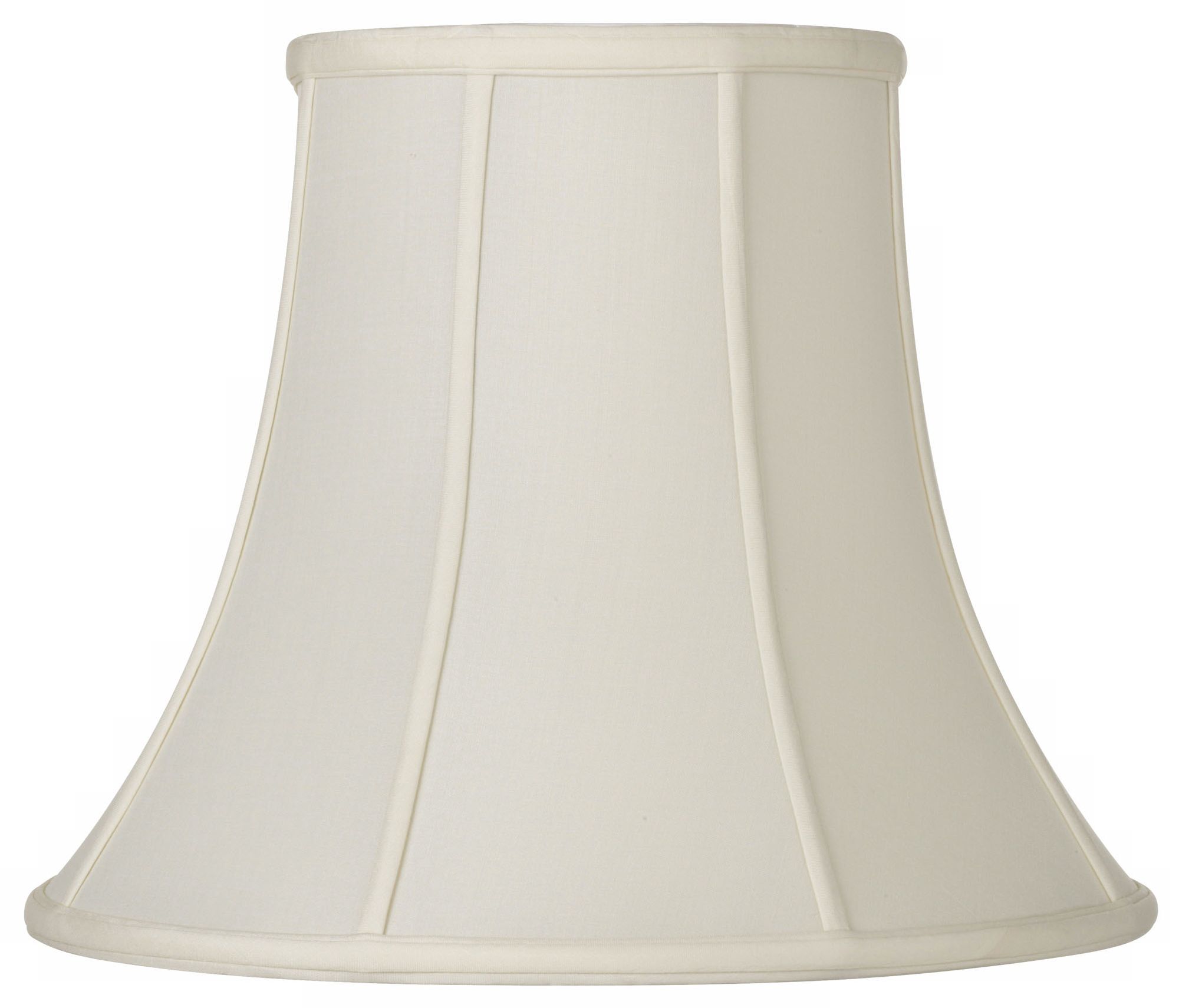 Oyster Silk Bell Lamp Shade 7.5x14x11.5 (Spider)