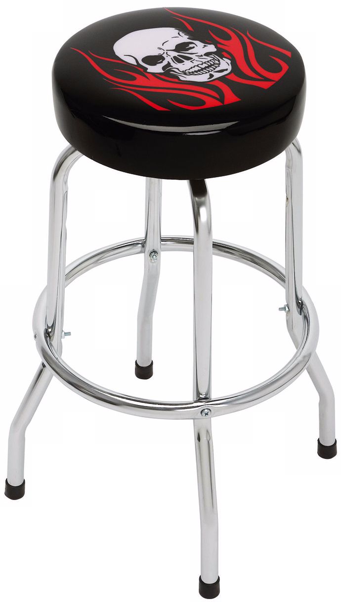 Skull FatPad Retro Bar Stool T5439