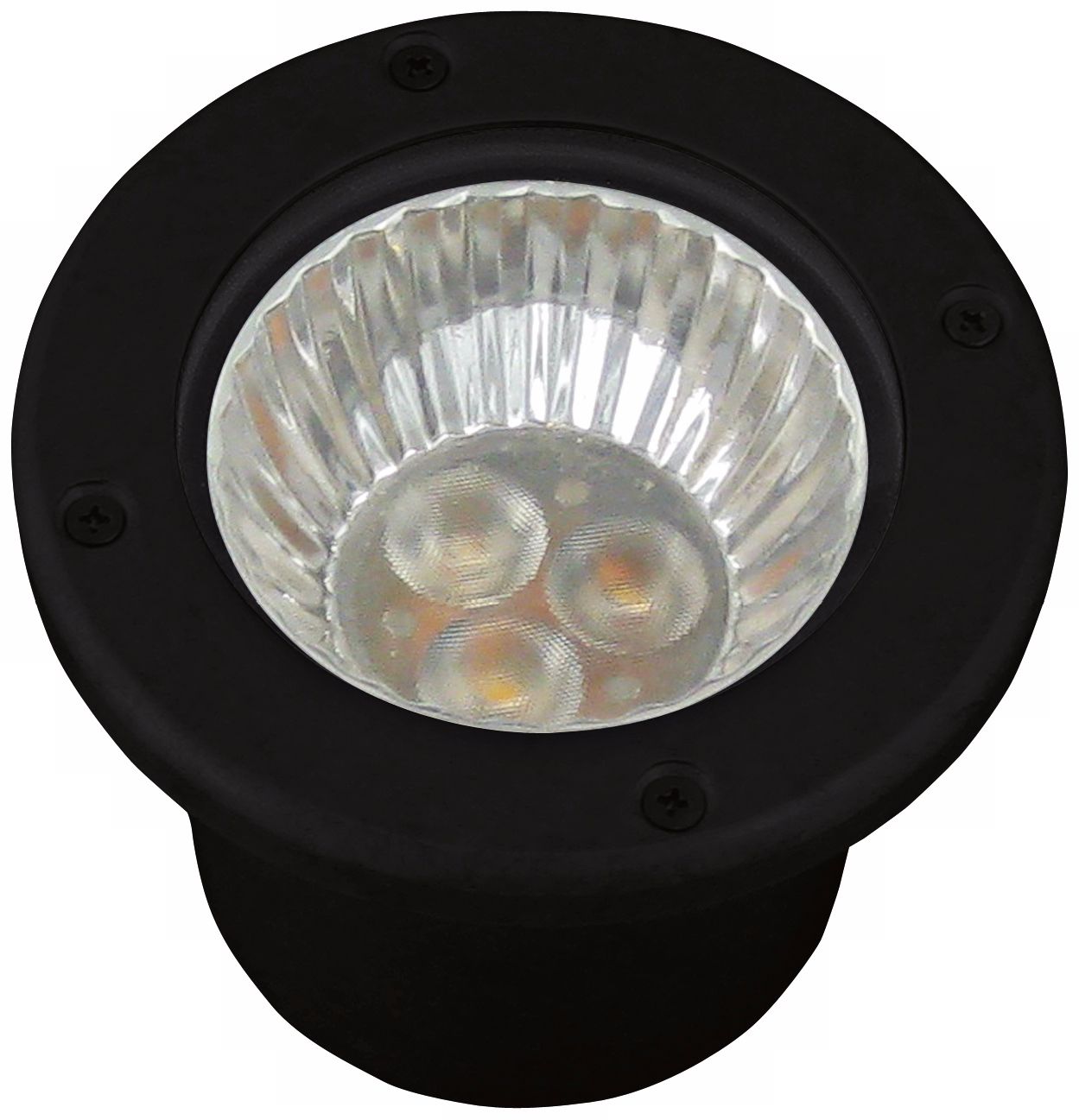 Black Finish LED Well Landscape Light