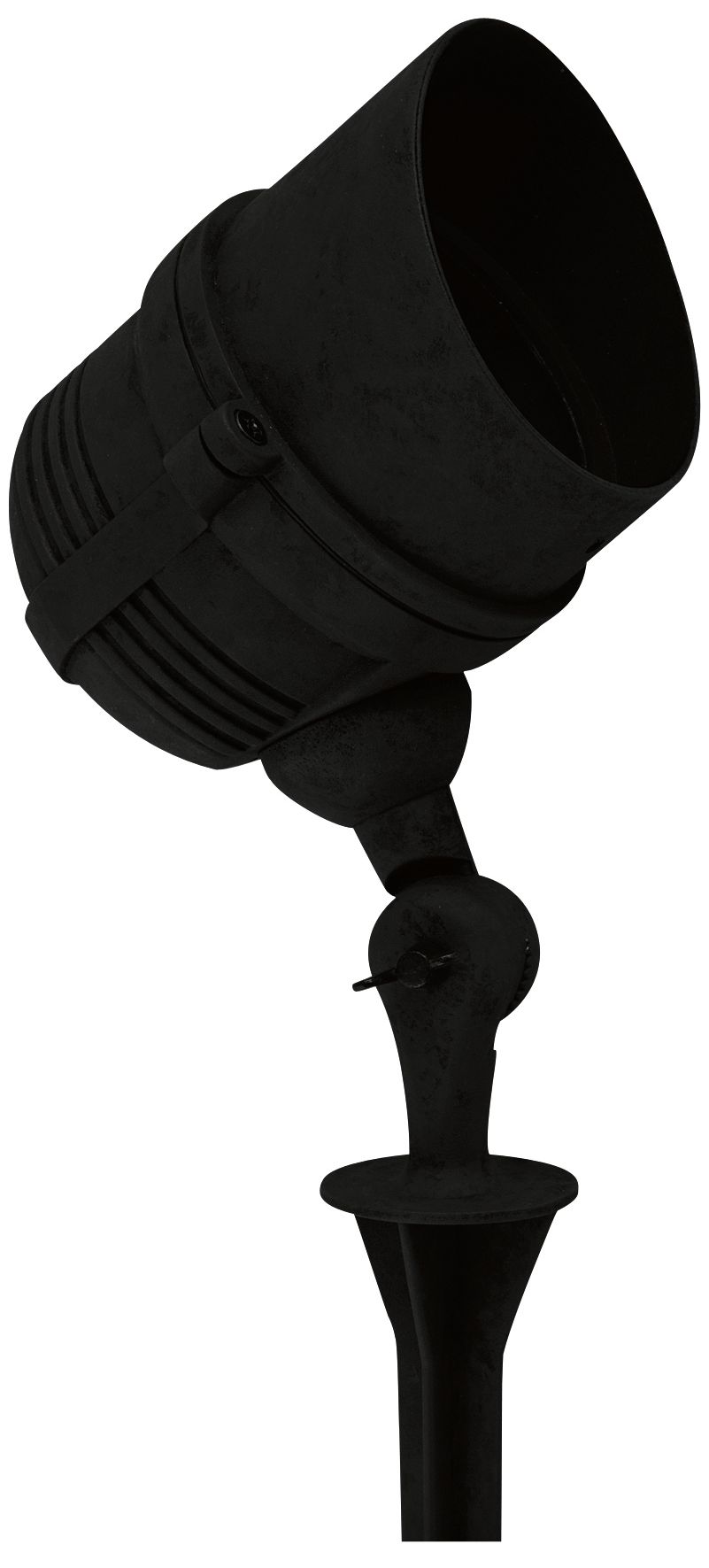 Black Finish LED 7" High Landscape Flood Light