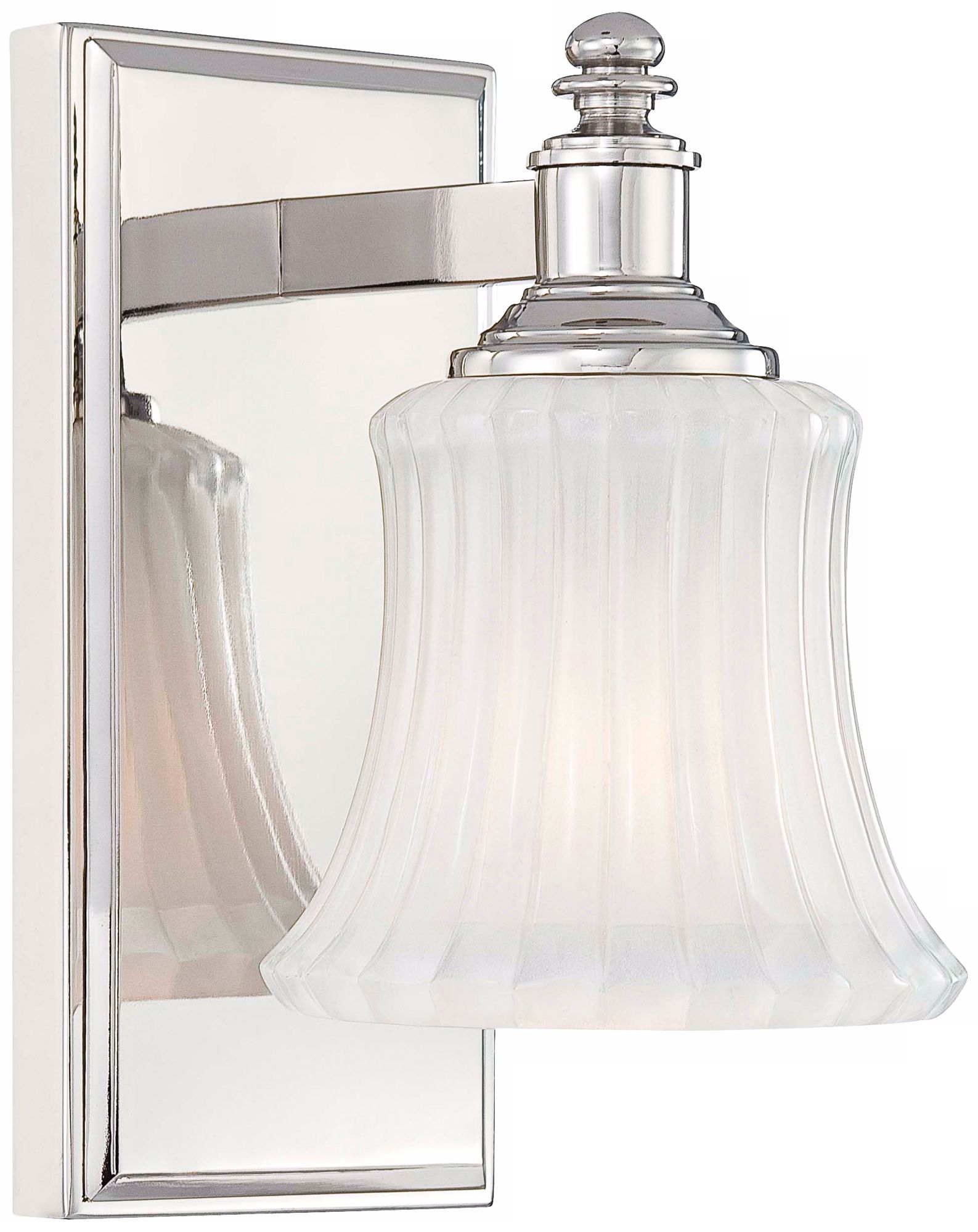 Minka Lavery Hayvenhurst Polished Nickel Finish Wall Sconce