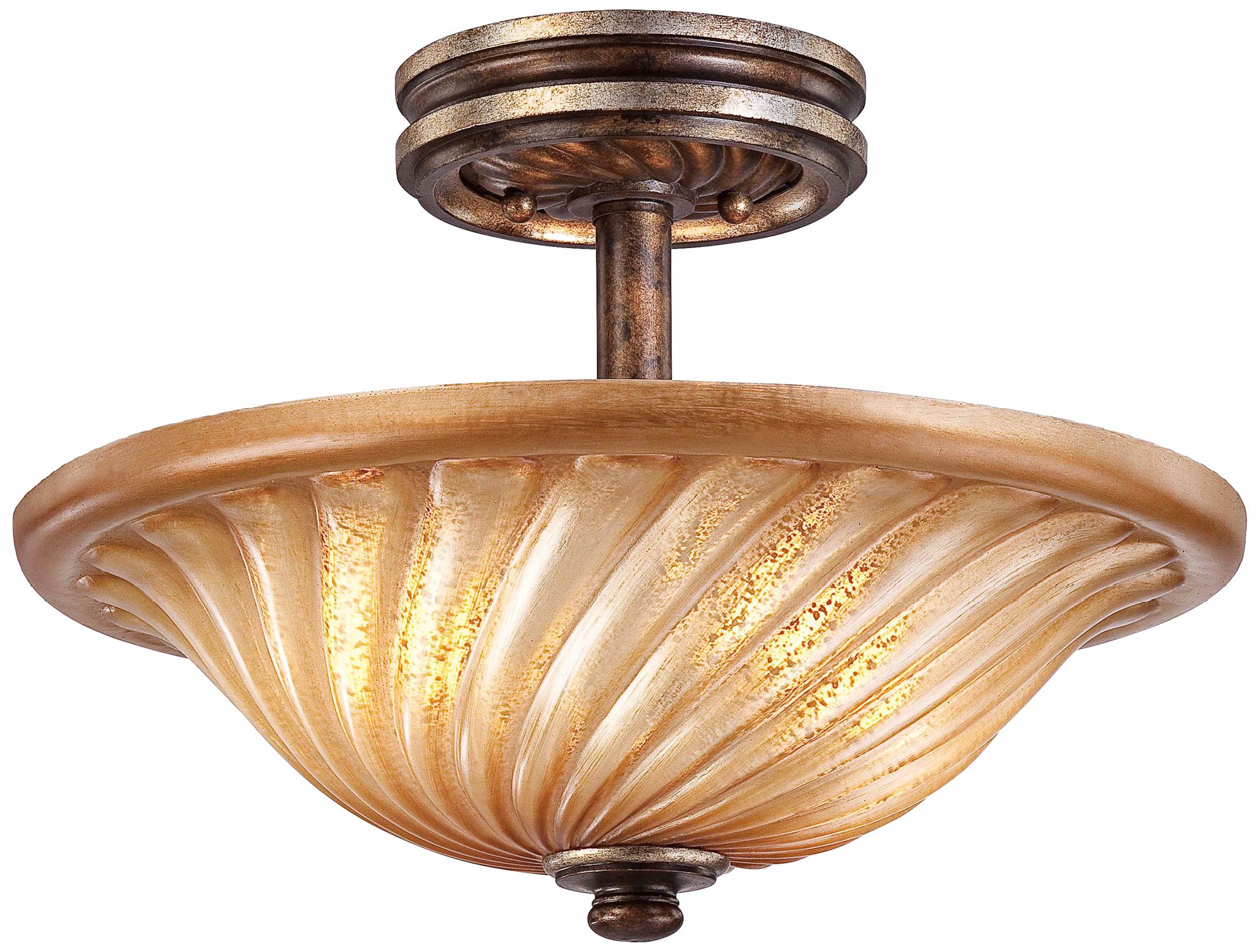 Minka Lavery Marsoni 16" Wide Semi Flush Ceiling Light