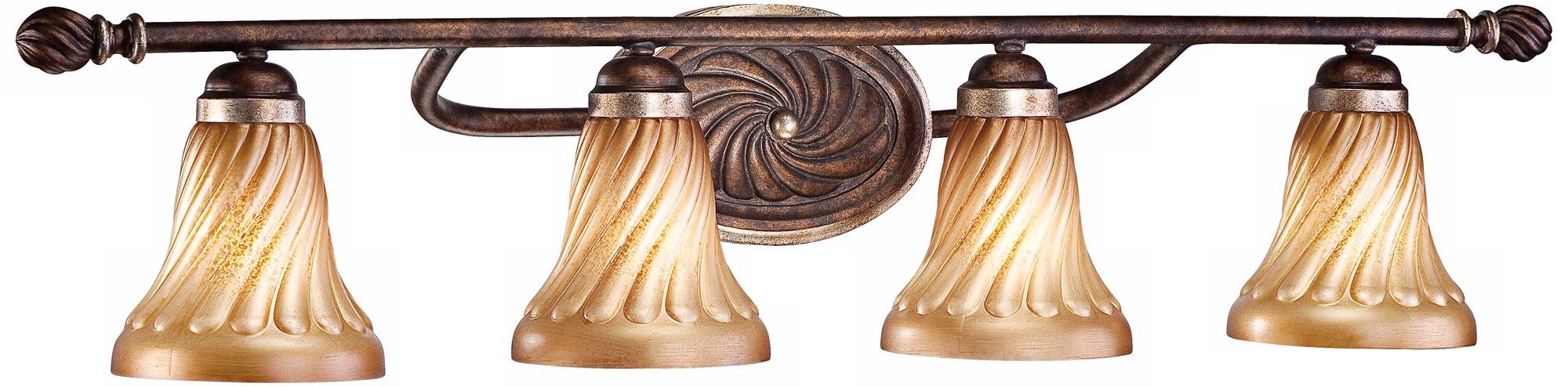 Minka Lavery Marsoni 4 Light  34 1/2" Wide Bath Wall Light