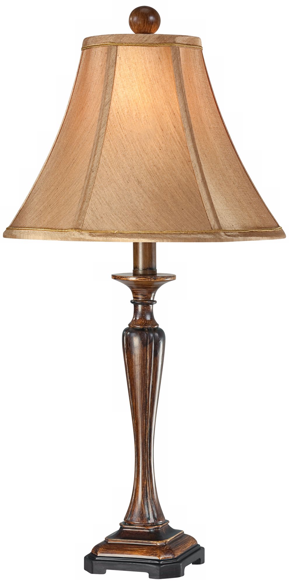 Traditional Bronze Console Table Lamp