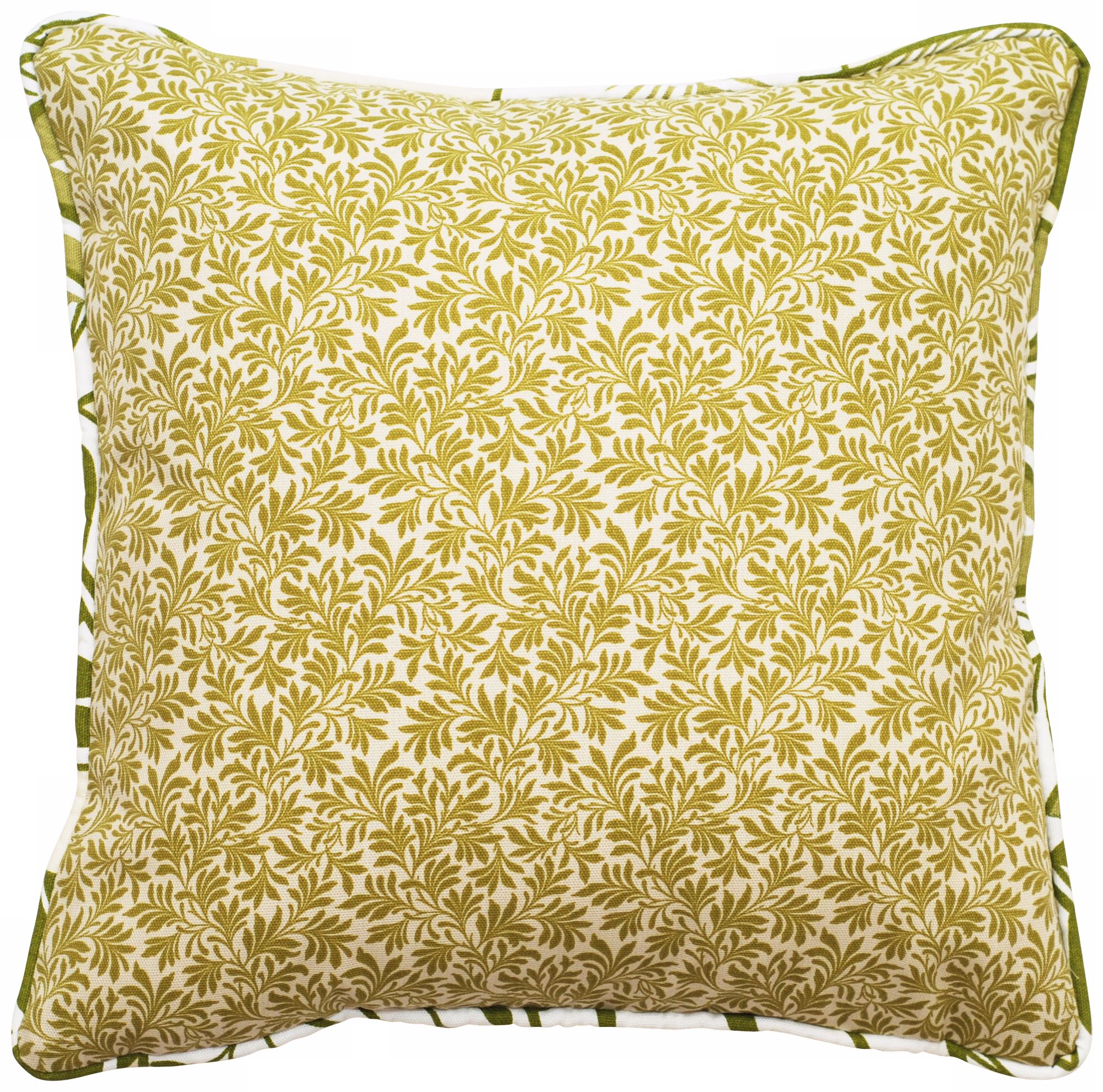 Green Angelina 18" Square Outdoor Pillow