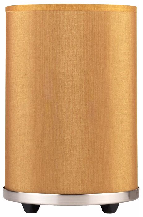 Lights Up! Meridian Small Gold Silk Glow Accent Table Lamp