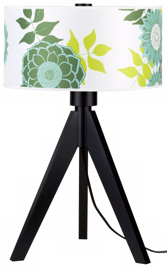 Lights Up! Woody 28" High Anna Green Shade Table Lamp