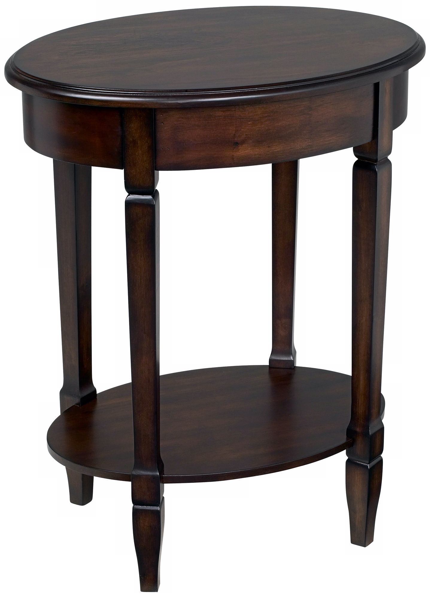 Conrad Espresso Oval End Table