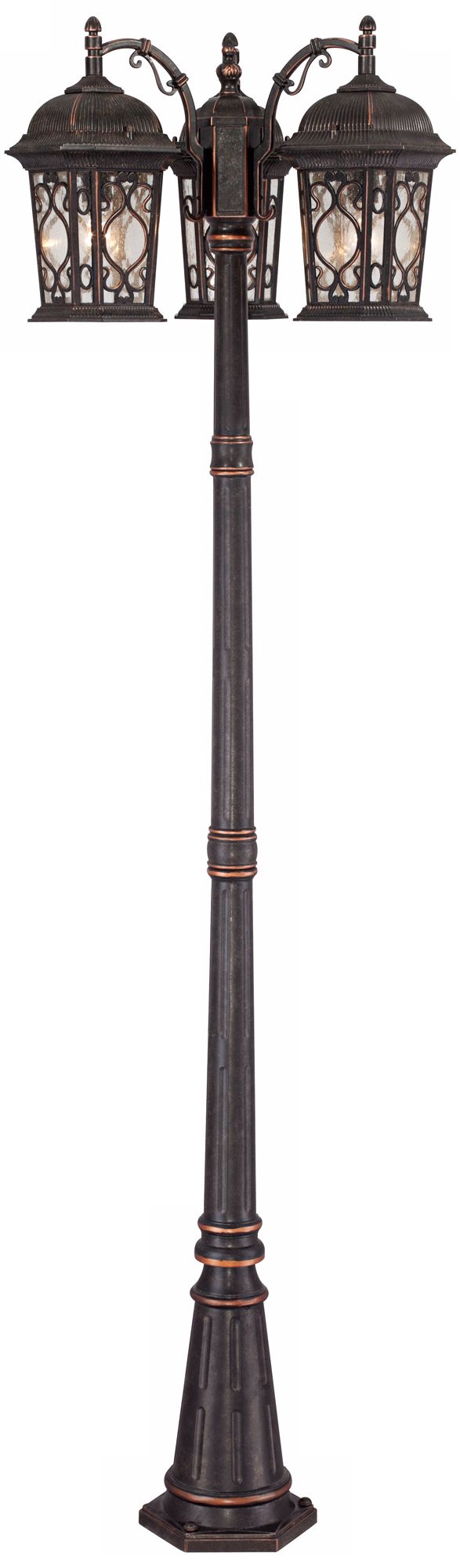 Veranda Collection Three Light Street Lantern Outdoor Light