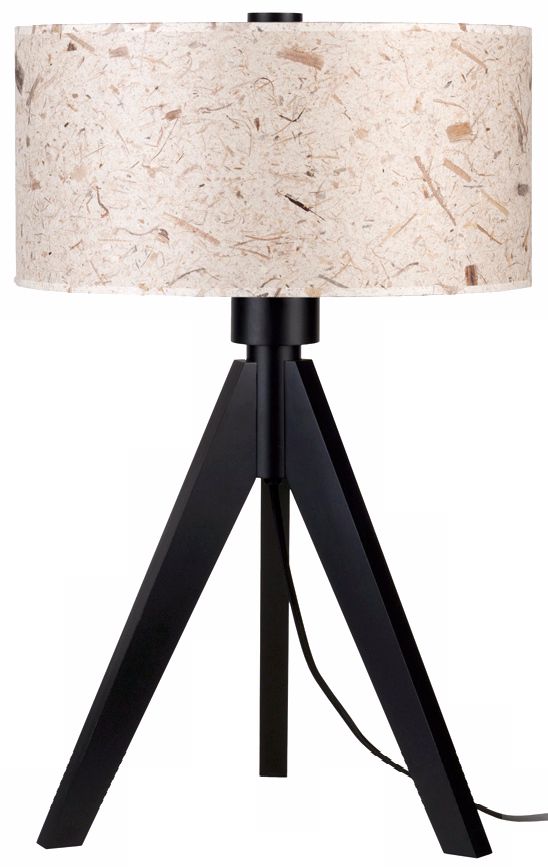 Lights Up! Woody 28" High Mango Leaf Shade Table Lamp