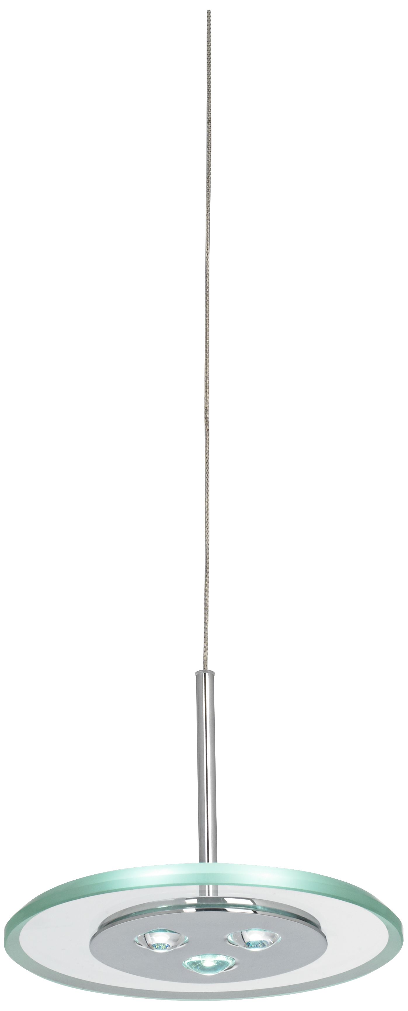 Possini Euro Design Glass Disk 3-LED Mini Pendant Light