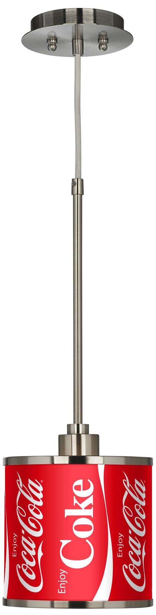 Enjoy Coca-Cola® 7" Wide Mini Pendant Light