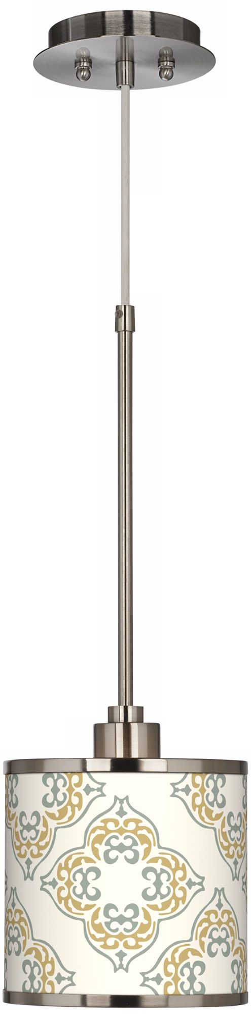 Aster Ivory Giclee Glow Mini Pendant Light